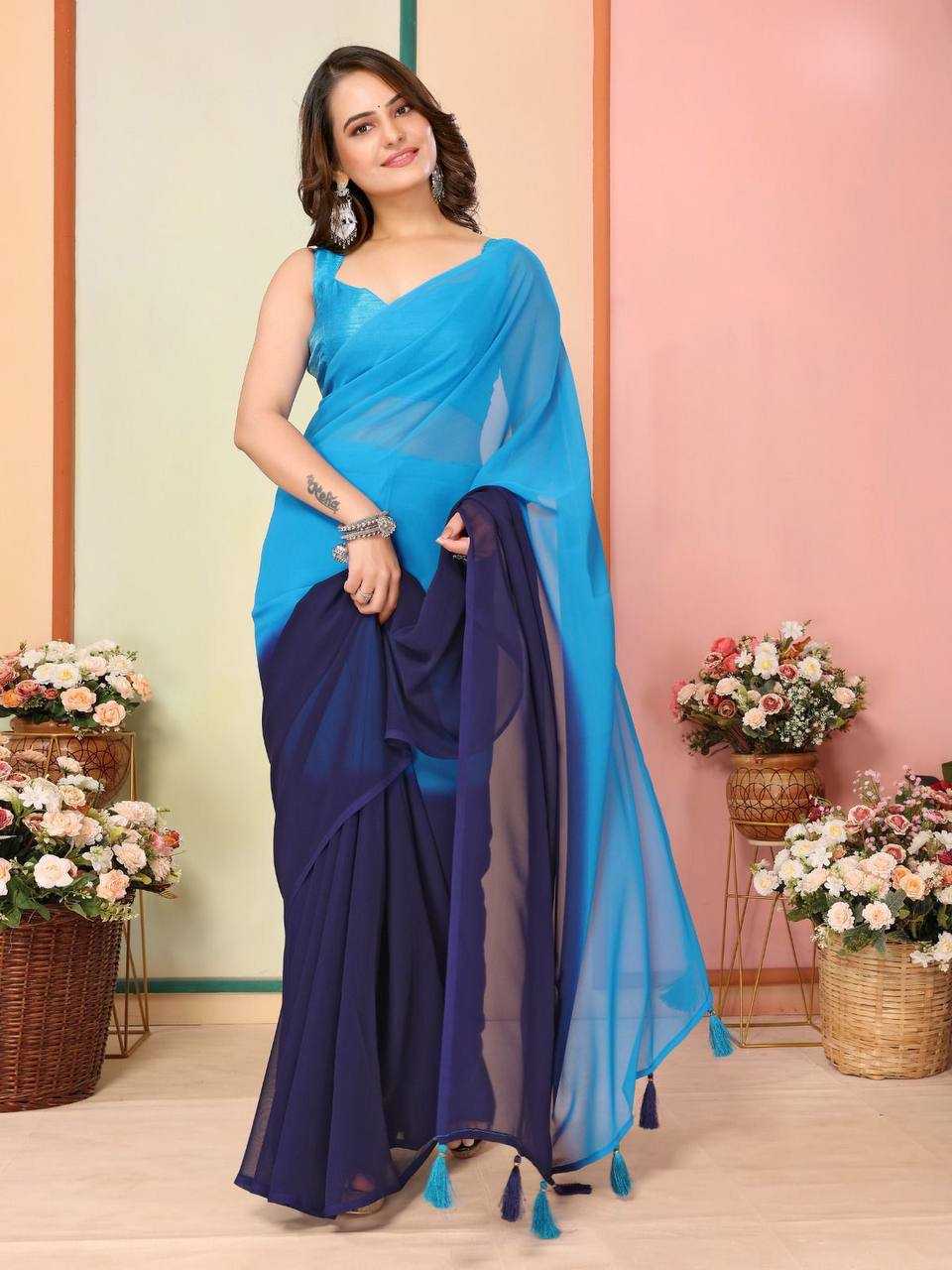 YNF FAUX GEORGETTE RSF 726 WHOLESALE SAREES MANUFACTURER     